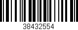 Código de barras (EAN, GTIN, SKU, ISBN): '38432554'