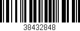 Código de barras (EAN, GTIN, SKU, ISBN): '38432848'