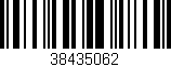 Código de barras (EAN, GTIN, SKU, ISBN): '38435062'