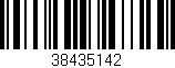 Código de barras (EAN, GTIN, SKU, ISBN): '38435142'
