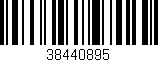 Código de barras (EAN, GTIN, SKU, ISBN): '38440895'