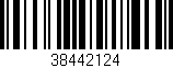 Código de barras (EAN, GTIN, SKU, ISBN): '38442124'