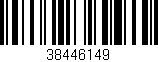 Código de barras (EAN, GTIN, SKU, ISBN): '38446149'