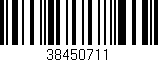 Código de barras (EAN, GTIN, SKU, ISBN): '38450711'