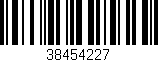 Código de barras (EAN, GTIN, SKU, ISBN): '38454227'