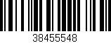 Código de barras (EAN, GTIN, SKU, ISBN): '38455548'