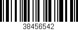 Código de barras (EAN, GTIN, SKU, ISBN): '38456542'