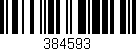 Código de barras (EAN, GTIN, SKU, ISBN): '384593'