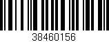 Código de barras (EAN, GTIN, SKU, ISBN): '38460156'
