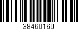 Código de barras (EAN, GTIN, SKU, ISBN): '38460160'