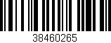 Código de barras (EAN, GTIN, SKU, ISBN): '38460265'