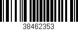 Código de barras (EAN, GTIN, SKU, ISBN): '38462353'