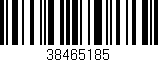 Código de barras (EAN, GTIN, SKU, ISBN): '38465185'