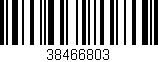 Código de barras (EAN, GTIN, SKU, ISBN): '38466803'