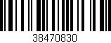 Código de barras (EAN, GTIN, SKU, ISBN): '38470830'