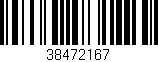 Código de barras (EAN, GTIN, SKU, ISBN): '38472167'