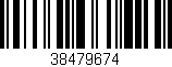 Código de barras (EAN, GTIN, SKU, ISBN): '38479674'