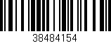 Código de barras (EAN, GTIN, SKU, ISBN): '38484154'