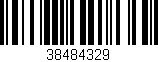 Código de barras (EAN, GTIN, SKU, ISBN): '38484329'