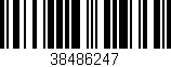 Código de barras (EAN, GTIN, SKU, ISBN): '38486247'