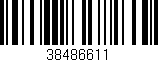Código de barras (EAN, GTIN, SKU, ISBN): '38486611'