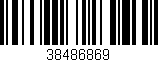 Código de barras (EAN, GTIN, SKU, ISBN): '38486869'