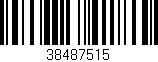 Código de barras (EAN, GTIN, SKU, ISBN): '38487515'