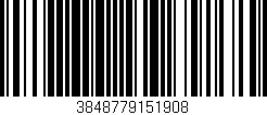 Código de barras (EAN, GTIN, SKU, ISBN): '3848779151908'