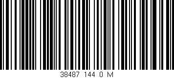 Código de barras (EAN, GTIN, SKU, ISBN): '38487_144_0_M'