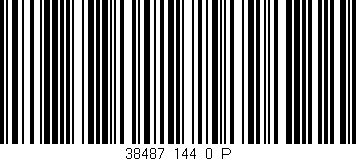 Código de barras (EAN, GTIN, SKU, ISBN): '38487_144_0_P'