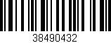 Código de barras (EAN, GTIN, SKU, ISBN): '38490432'