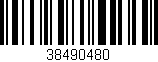 Código de barras (EAN, GTIN, SKU, ISBN): '38490480'