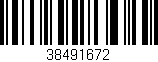 Código de barras (EAN, GTIN, SKU, ISBN): '38491672'