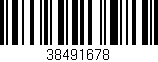 Código de barras (EAN, GTIN, SKU, ISBN): '38491678'