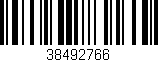 Código de barras (EAN, GTIN, SKU, ISBN): '38492766'