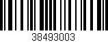 Código de barras (EAN, GTIN, SKU, ISBN): '38493003'