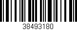 Código de barras (EAN, GTIN, SKU, ISBN): '38493180'