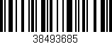 Código de barras (EAN, GTIN, SKU, ISBN): '38493685'