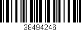 Código de barras (EAN, GTIN, SKU, ISBN): '38494246'
