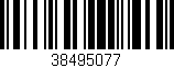 Código de barras (EAN, GTIN, SKU, ISBN): '38495077'