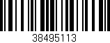 Código de barras (EAN, GTIN, SKU, ISBN): '38495113'