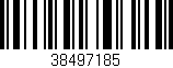 Código de barras (EAN, GTIN, SKU, ISBN): '38497185'