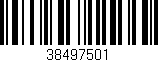 Código de barras (EAN, GTIN, SKU, ISBN): '38497501'