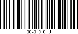 Código de barras (EAN, GTIN, SKU, ISBN): '3849_0_0_U'