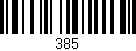 Código de barras (EAN, GTIN, SKU, ISBN): '385'