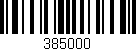 Código de barras (EAN, GTIN, SKU, ISBN): '385000'
