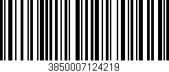 Código de barras (EAN, GTIN, SKU, ISBN): '3850007124219'