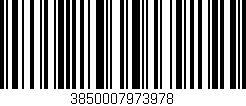 Código de barras (EAN, GTIN, SKU, ISBN): '3850007973978'