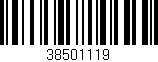 Código de barras (EAN, GTIN, SKU, ISBN): '38501119'