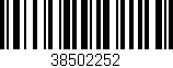 Código de barras (EAN, GTIN, SKU, ISBN): '38502252'